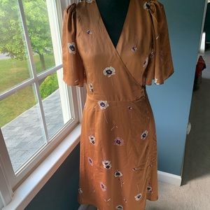 Long wrap dress